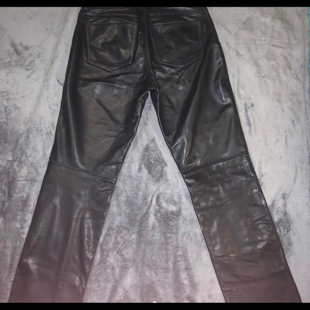 Genuine leather vintage gap pants crazy rare!